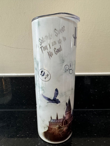 Harry Potter Series 20oz Stainless steel tumbler with metal straw - Various designs