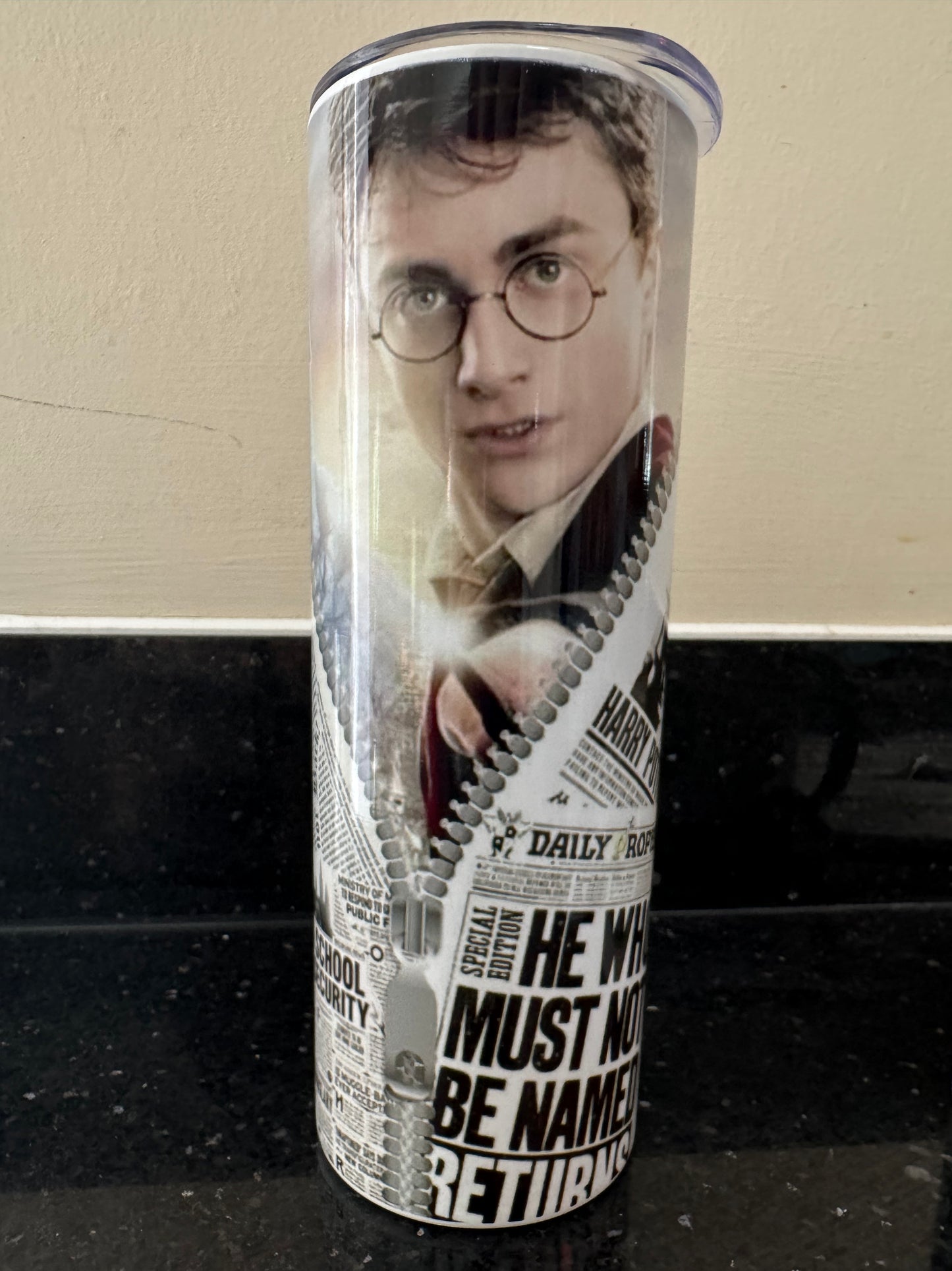 Harry Potter Series 20oz Stainless steel tumbler with metal straw - Various designs