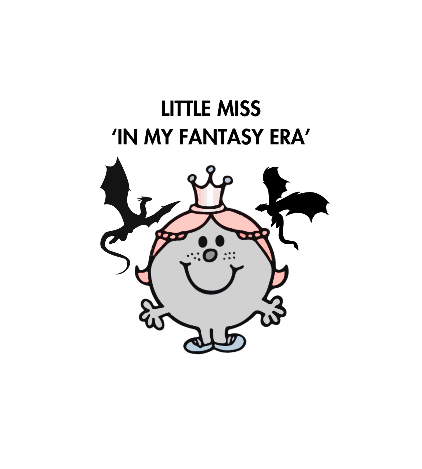 Little Miss ‘In My Fantasy Era’ mug, bookmark, vinyl sticker, tote - Bookish Designs - Funny (Copy)