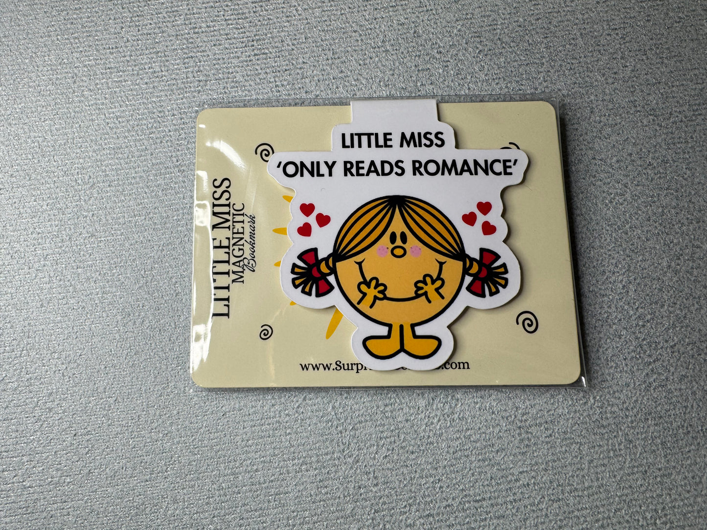 Little Miss ‘Only Reads Romance’ mug, bookmark, vinyl sticker, tote - Bookish Designs - Funny