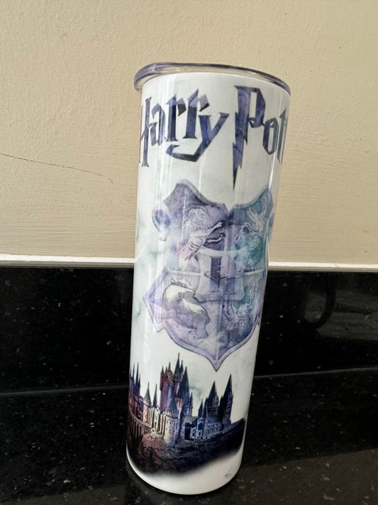 Harry Potter Series 20oz Stainless steel tumbler with metal straw - Various designs