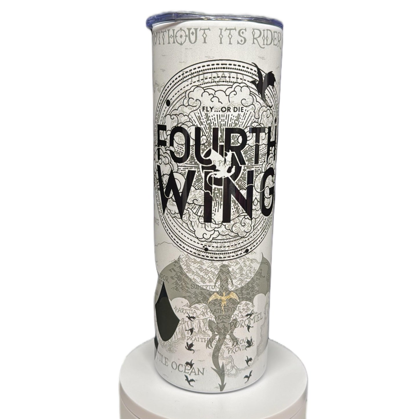 Fourth Wing inspired 20oz Stainless Steel Tumblers - Bookish - Fantasy - Personalised - Fourth Wing - Dragons