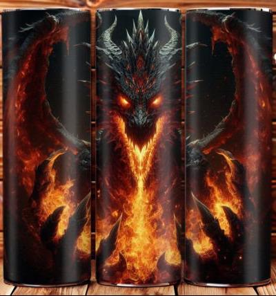 Fourth Wing inspired 20oz Stainless Steel Tumblers - Bookish - Fantasy - Personalised - Fourth Wing - Dragons