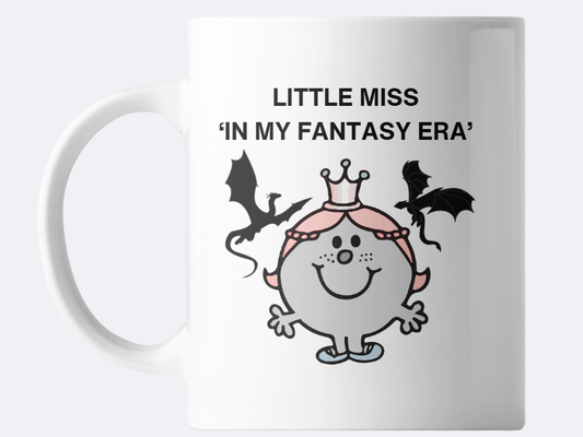 Little Miss ‘In My Fantasy Era’ mug, bookmark, vinyl sticker, tote - Bookish Designs - Funny (Copy)