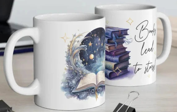 11oz Mugs - Bookish Designs - Ceramic - Drinkware