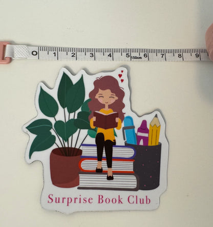 Surprise Book Club Fridge Magnet