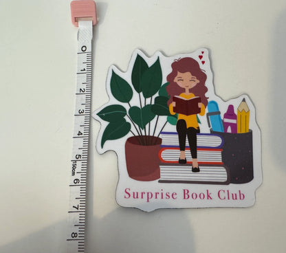 Surprise Book Club Fridge Magnet